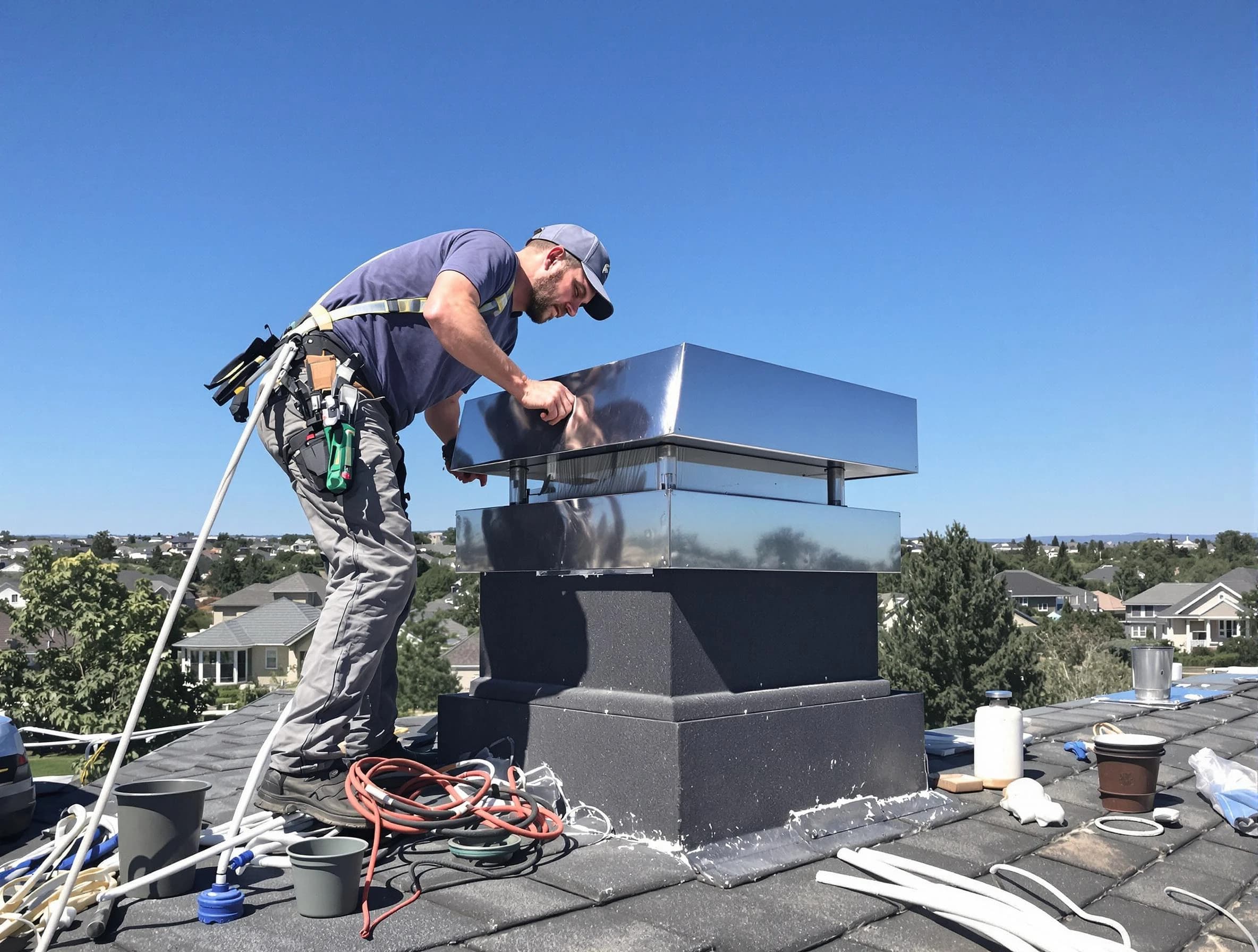 Chimney Cap Services service in West Valley City, UT